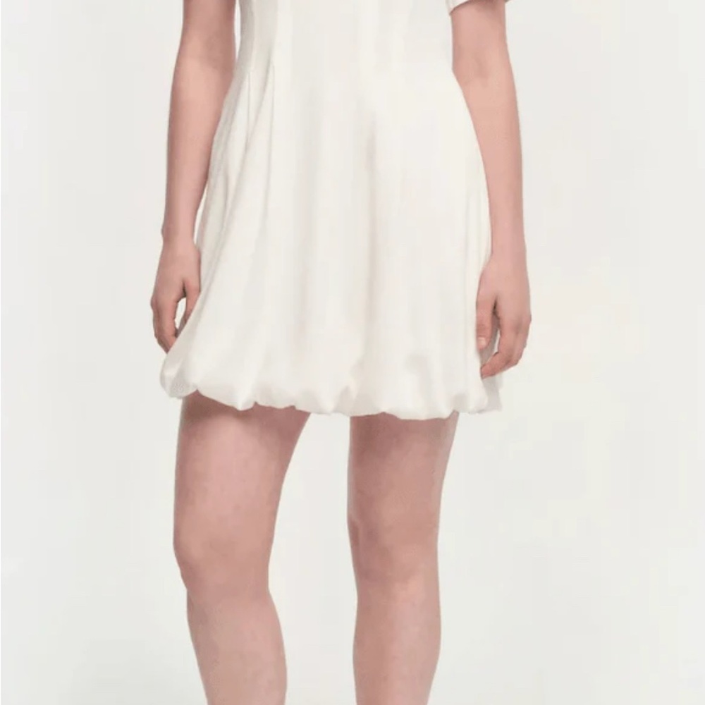 Simkhai White Mini Bubble Dress